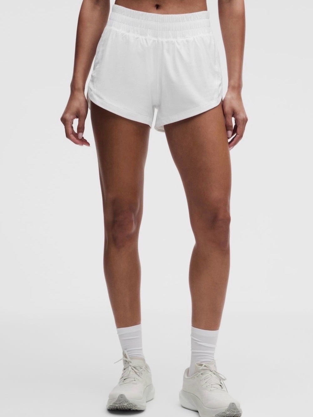 lululemon athletica White Athletic Running Shorts